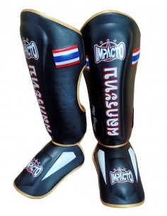 ᐉ ¡Envío Gratis! ⭐ .00€ ⭐ Espinilleras Muay Thai Impacto Attack Adulto y  Niños